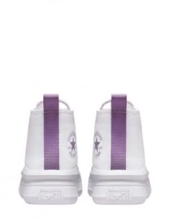 Converse Sneakers Compensées Montantes Enfant Ctas Move Hi Blanc Violet -Magasin De Chaussures a03669c converse 3