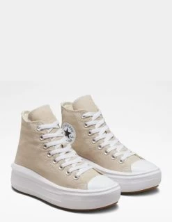 Converse Sneakers Compensées Montantes Femme Ctas Move Hi Beige -Magasin De Chaussures a04365c converse 2