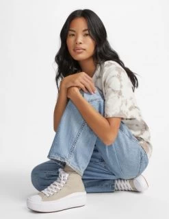 Converse Sneakers Compensées Montantes Femme Ctas Move Hi Beige -Magasin De Chaussures a04365c converse 6