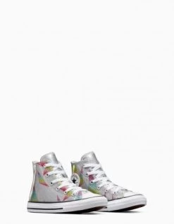 Converse Sneakers Montantes Enfant Ctas Hi Pure Argenté Et Coloré -Magasin De Chaussures a04713c converse 2