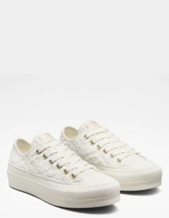 Converse Sneakers Compensées Femme Ctas Lift Ox Blanc 11 Converse Sneakers Compensées Femme Ctas Lift Ox Blanc -Magasin De Chaussures a05007c converse 2