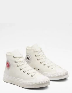 Converse Sneakers Compensées Femme Ctas Eva Lift Hi Blanc -Magasin De Chaussures a06084c converse 3