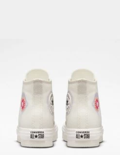 Converse Sneakers Compensées Femme Ctas Eva Lift Hi Blanc -Magasin De Chaussures a06084c converse 4