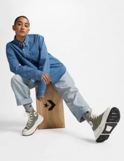 Converse Sneakers Femme Run Star Legacy Cx Kaki -Magasin De Chaussures a06154c converse 6