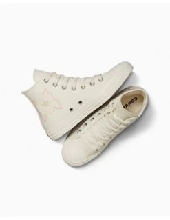 Converse Sneakers Femme Ctas Hi Egret/egret/pale Amethyst 10 Converse Sneakers Femme Ctas Hi Egret/egret/pale Amethyst -Magasin De Chaussures a07111c converse 2