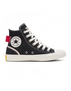 Converse Sneakers Ctas Hi Black/red/egret -Magasin De Chaussures a07118c converse 3