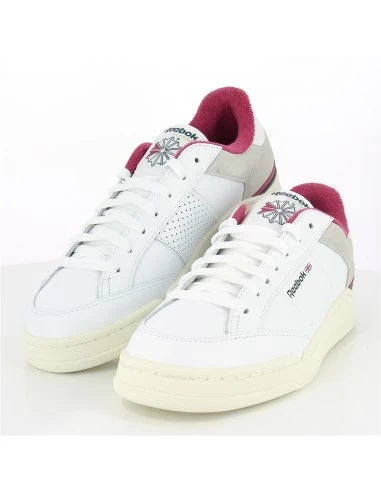 Reebok Sneakers Homme Ad Court Cuir Blanc 4 Reebok Sneakers Homme Ad Court Cuir Blanc â Image 2