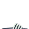 Adidas Claquettes Homme Adilette Bleu Blanc -Magasin De Chaussures adilette