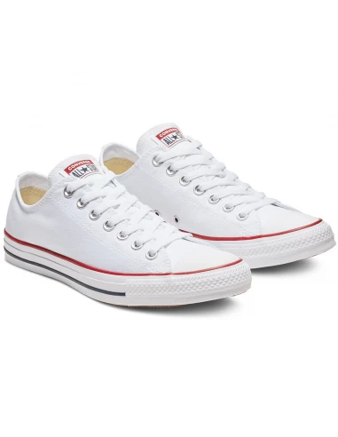 Converse Sneakers Basses Mixte All Star Ox Blanc 5 Converse Sneakers Basses Mixte All Star Ox Blanc – Image 3