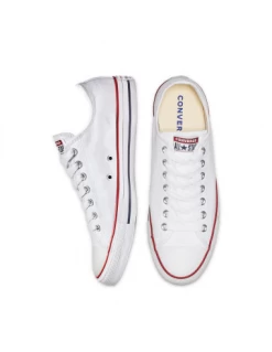 Converse Sneakers Basses Mixte All Star Ox Blanc 11 Converse Sneakers Basses Mixte All Star Ox Blanc -Magasin De Chaussures all star ox 2