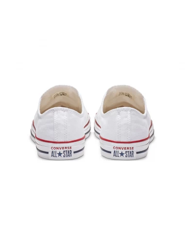 Converse Sneakers Basses Mixte All Star Ox Blanc 7 Converse Sneakers Basses Mixte All Star Ox Blanc – Image 5