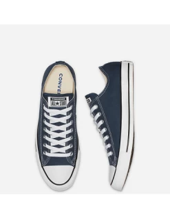 Converse Sneakers Basses Mixte All Star Ox Bleu -Magasin De Chaussures allstarox 03 converse all star ox 2