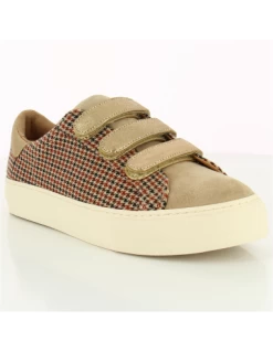 No Name Baskets De Ville Femme Arcade Straps Marron/pied De Poule 9 No Name Baskets De Ville Femme Arcade Straps Marron/pied De Poule -Magasin De Chaussures arcade straps 1