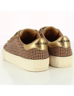 No Name Baskets De Ville Femme Arcade Straps Marron/pied De Poule 11 No Name Baskets De Ville Femme Arcade Straps Marron/pied De Poule -Magasin De Chaussures arcade straps 3