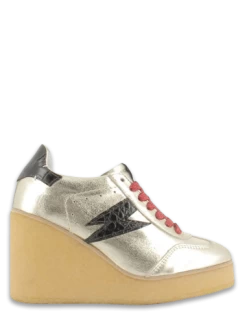 Semerdjian Baskets à Talon Compensée Arev 10400 Argenté