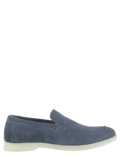 Hylton Mocassin Homme Atoll 5/8 Flag Daim Bleu