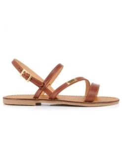 Les Tropéziennes Par M Belarbi Les Tropeziennes Par M.Belarbi Sandales Femme Baden Cuir Marron -Magasin De Chaussures baden tan les tropeziennes par mbelarbi 2
