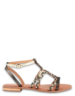 Les Tropéziennes Par M Belarbi Les Tropeziennes Par M.Belarbi Sandales Femme Bongo Noir Multi