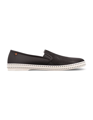 Rivieras Espadrilles Homme Classic Canvas & Mesh Noir 6 Rivieras Espadrilles Homme Classic Canvas & Mesh Noir – Image 4