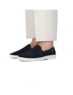 Rivieras Espadrilles Homme Classic Suede Marine -Magasin De Chaussures classic suede marine 4