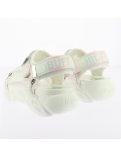 Buffalo Sandales Femme Cld Tec Blanc -Magasin De Chaussures cld tec white nylon 2