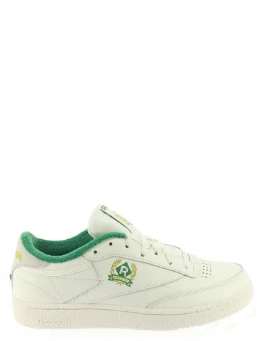 Reebok Sneakers Homme Club C 85 Cuir Blanc/vert 3 Reebok Sneakers Homme Club C 85 Cuir Blanc/vert