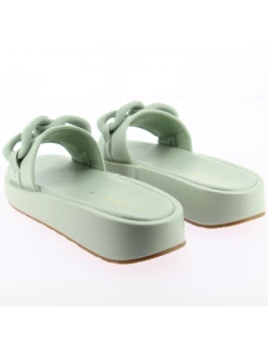 Kharisma Mules Compensées Femme Eva Vert Anis -Magasin De Chaussures eva 3449 menta 3