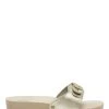 Scholl Sabots Femme Pescura Heel Cuir Or -Magasin De Chaussures f298491075 scholl