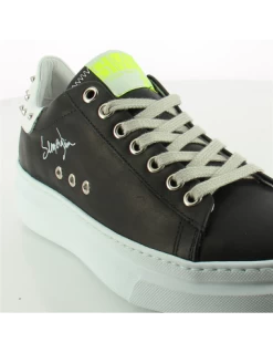 Semerdjian Baskets Compensées Femme Fay 6720 Cuir Noir/blanc -Magasin De Chaussures fay 6720 2