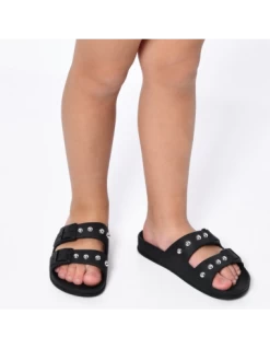 Cacatoes Claquettes Enfant Florianopolis Kids Black -Magasin De Chaussures florianopolis kids black 3