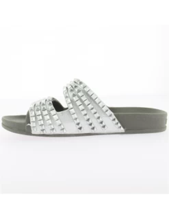 Cacatoes Claquettes Femme Flox Women Silver -Magasin De Chaussures flox women 13