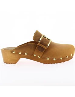 Hylton Sabots Femme Folk Cuir Marron 10 Hylton Sabots Femme Folk Cuir Marron -Magasin De Chaussures folk cuoio hylton 3