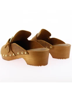 Hylton Sabots Femme Folk Cuir Marron 11 Hylton Sabots Femme Folk Cuir Marron -Magasin De Chaussures folk cuoio hylton 4