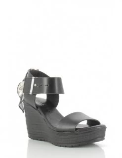 Goodstep Sandales Compensée Femme Jeanne Cuir Noir 8 Goodstep Sandales Compensée Femme Jeanne Cuir Noir -Magasin De Chaussures gs4162 c03 goodstep 2