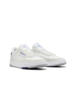 Reebok Sneakers Homme Court Peak Cuir Blanc/Bleu 7 Reebok Sneakers Homme Court Peak Cuir Blanc/Bleu -Magasin De Chaussures gy6774 reebok 1