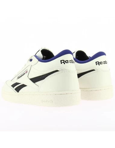Reebok Sneakers Mixte Club C Mid Revenge Cuir Blanc/noir 6 Reebok Sneakers Mixte Club C Mid Revenge Cuir Blanc/noir â Image 4