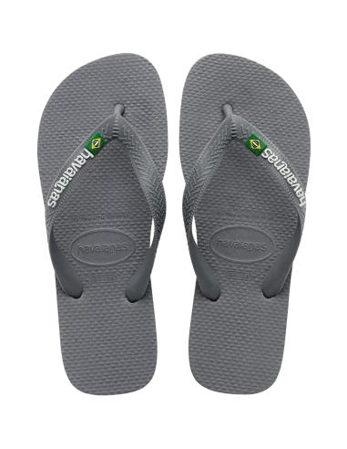 Havaianas Tongs Mixte Brasil Logo Gris 4 Havaianas Tongs Mixte Brasil Logo Gris – Image 2