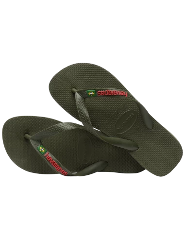 Havaianas Tongs Mixte Brasil Logo Kaki 7 Havaianas Tongs Mixte Brasil Logo Kaki – Image 5