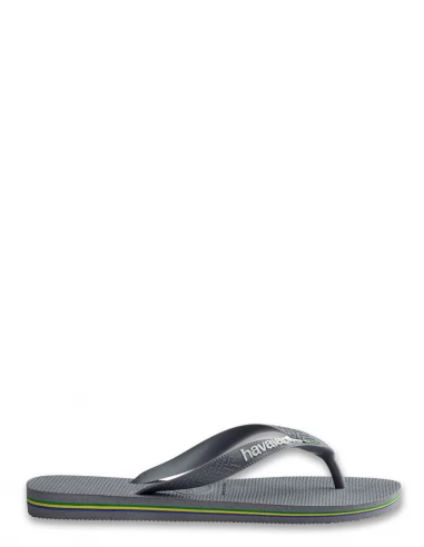 Havaianas Tongs Mixte Brasil Logo Gris 3 Havaianas Tongs Mixte Brasil Logo Gris