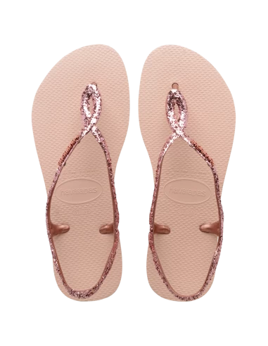Havaianas Tongs Enfant Luna Premium II Rose Pailettes 5 Havaianas Tongs Enfant Luna Premium II Rose Pailettes – Image 3
