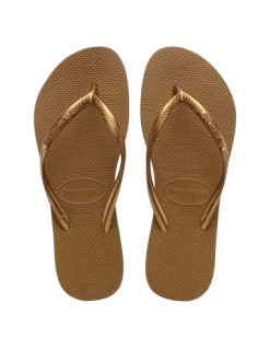 Havaianas Tongs Femme Slim Bronze -Magasin De Chaussures hav slim 12