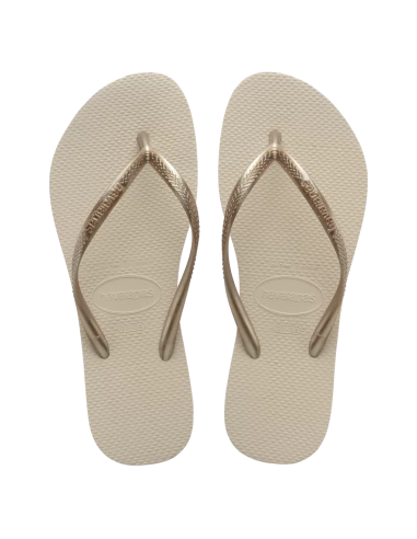 Havaianas Tongs Femme Slim Beige 5 Havaianas Tongs Femme Slim Beige – Image 3