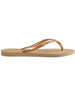 Havaianas Tongs Femme Slim Dorée -Magasin De Chaussures hav slim 7