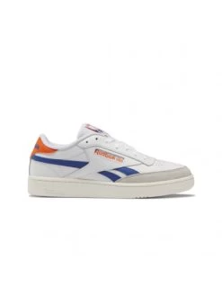 Reebok Sneakers Homme Club C Revenge Cuir Blanc/bleu/orange -Magasin De Chaussures hp3308 reebok 1