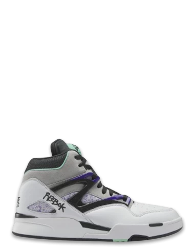 Reebok Sneakers Montantes Homme Pump Omni Zone Ii Cuir Blanc/gris 3 Reebok Sneakers Montantes Homme Pump Omni Zone Ii Cuir Blanc/gris