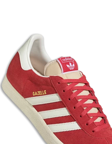 Adidas Sneakers Femme Gazelle Rouge 5 Adidas Sneakers Femme Gazelle Rouge – Image 3