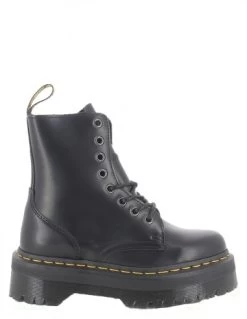 Dr. Martens Dr Martens Boots Compensées Femme Jadon Cuir Polished Smooth Noir