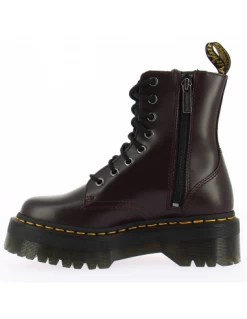 Dr. Martens Dr Martens Boots Compensées Femme Jadon Cuir Smooth Bordeaux Foncé 11 Dr. Martens Dr Martens Boots Compensées Femme Jadon Cuir Smooth Bordeaux Foncé -Magasin De Chaussures jadon burgundy smooth 1