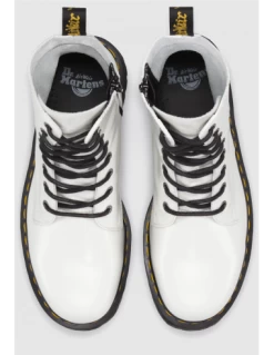 Dr. Martens Dr Martens Boots Compensées Femme Jadon Cuir Polished Smooth Blanc 10 Dr. Martens Dr Martens Boots Compensées Femme Jadon Cuir Polished Smooth Blanc -Magasin De Chaussures jadon white polished smooth 1