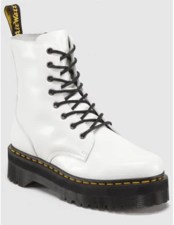 Dr. Martens Dr Martens Boots Compensées Femme Jadon Cuir Polished Smooth Blanc 13 Dr. Martens Dr Martens Boots Compensées Femme Jadon Cuir Polished Smooth Blanc -Magasin De Chaussures jadon white polished smooth 4
